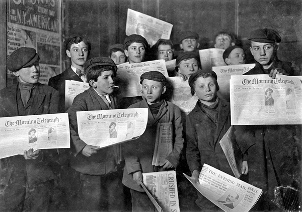 1899년, 뉴욕을 멈춘 신문팔이 소