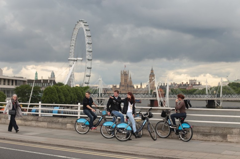 색다른 런던 여행, 자전거로 둘러보는