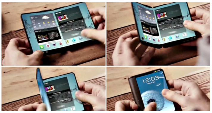 삼성의 접는 스마트폰(Galaxy X