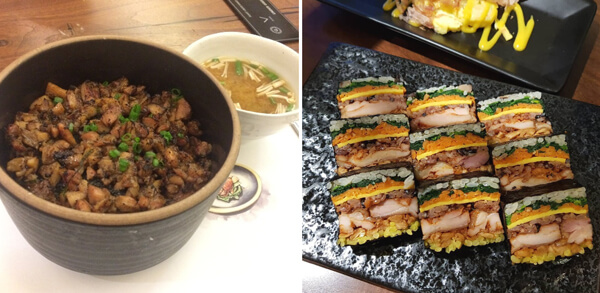 일품요리로도 손색없는 전국 이색 김밥