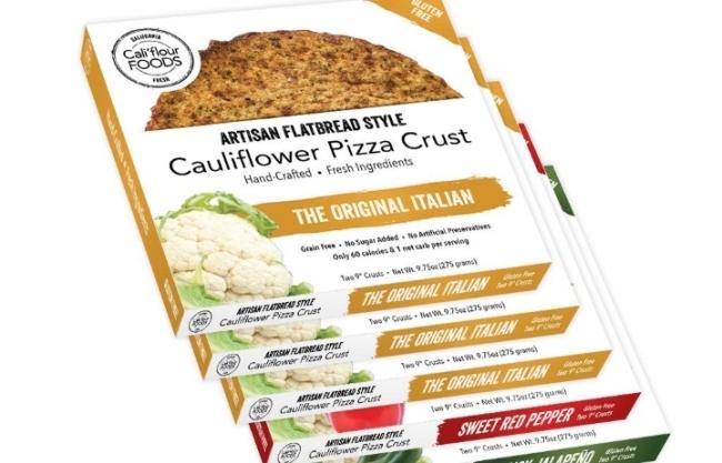 ‘컬리플라워푸드’가 생산한 피자 크러스트 제품들.