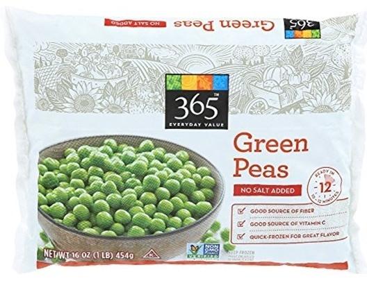 Non-GMO 콩으로 만든 홀푸드마켓(Whole Foods Market)의 냉동식품