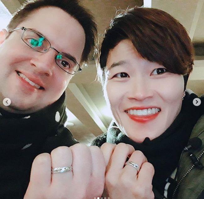 '결혼' 김혜선, 독일인♥에 한강크루
