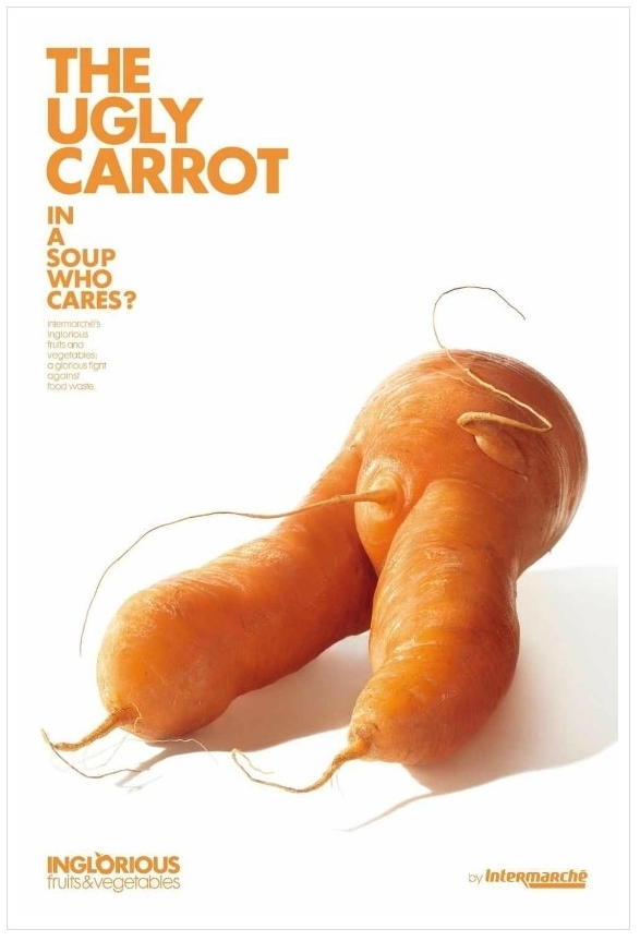프랑스의 슈퍼마켓 체인 인터마르쉐의 못난이 농산물 캠페인