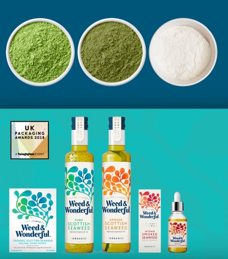 요리에 사용하는 해초 오일과 해초 캡슐 제품 (Seaweed & Co.)