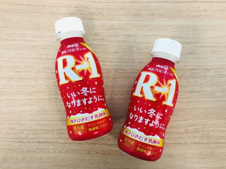 일본 메이지홀딩스사의 유산균 음료