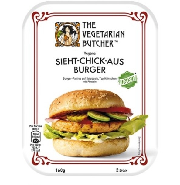 ‘더 베지테리언 부처’(The Vegetarian Butcher)의 ‘치킨아웃 버거‘(Chickened Out Burger)