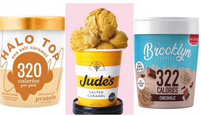 UAE의 아이스크림 제품들