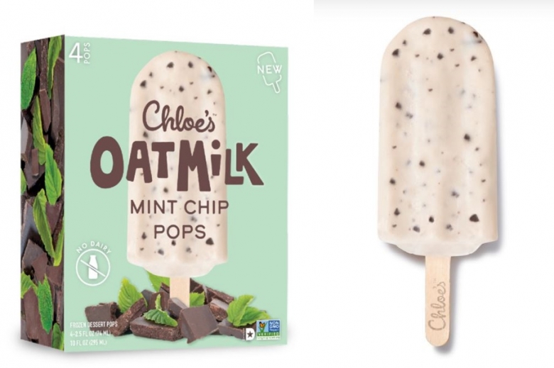 귀리우유 아이스크림인 ‘클로이’ 의 ‘오트밀팝’(Oatmilk Pops)