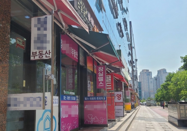 서울 강남의 한 공인중개사 사무소 밀집지역 모습 [헤럴드경제DB]