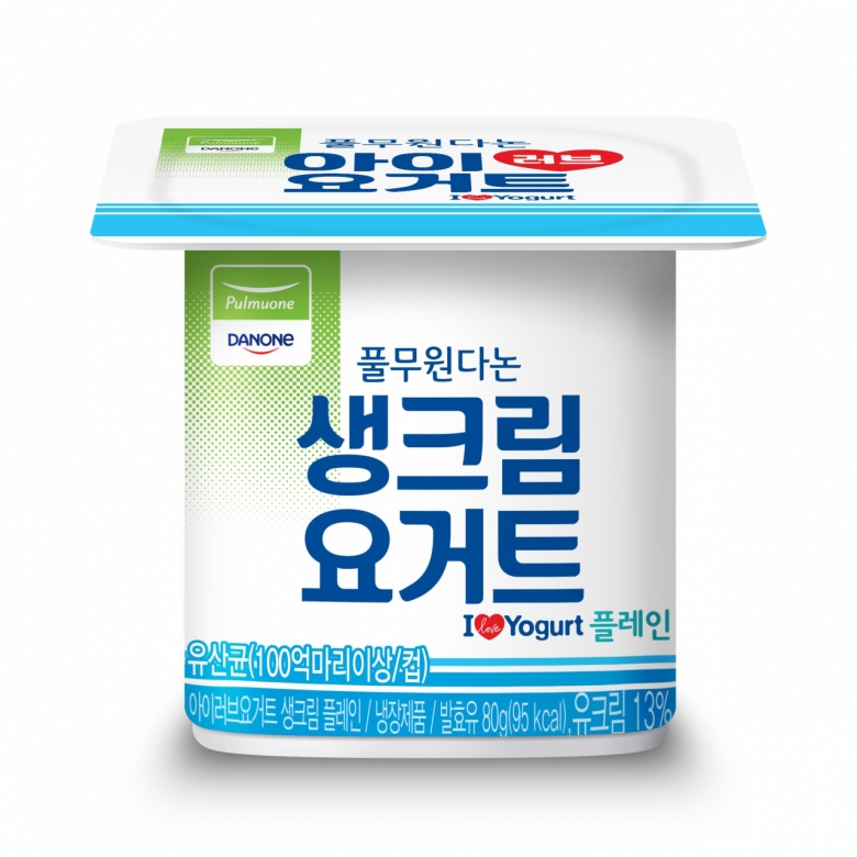 풀무원다논의 요거트 브랜드 ‘아이러브요거트(I Love Yogurt)’가 신제품 ‘생크림요거트’를 내놓았다[풀무원 제공]