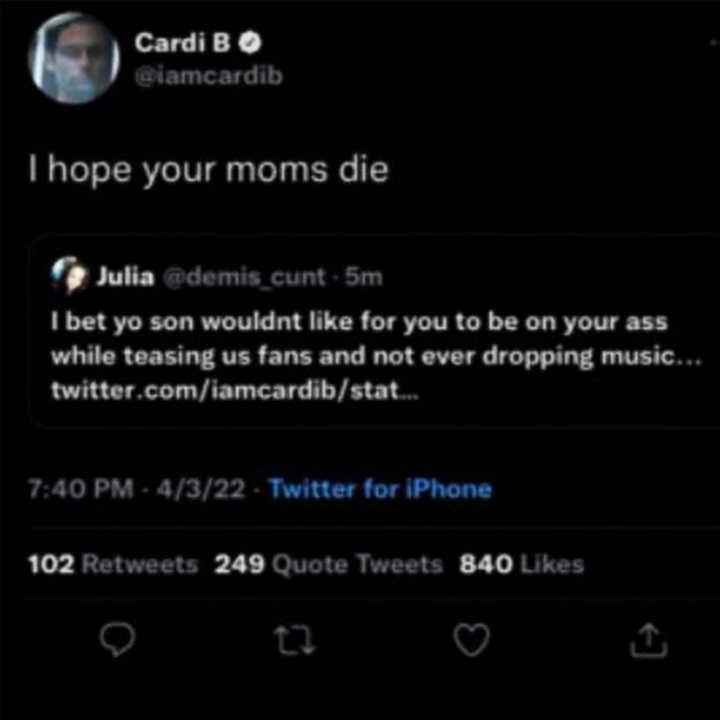 출처: twitter@iamcardib