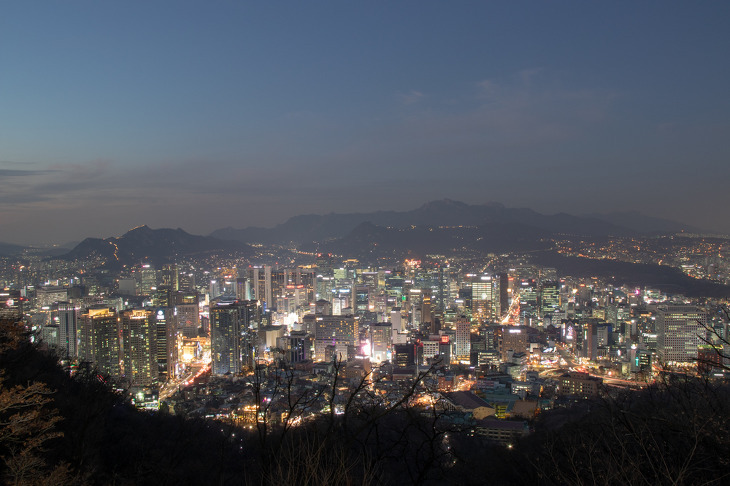 서울 야경 사진 명소 남산 잠두봉 포토아일랜드