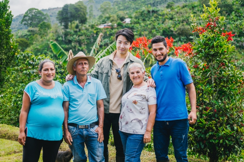2020년 네스프레소 콜롬비아 커피 농장 체험 모습 [네스프레소 제공]