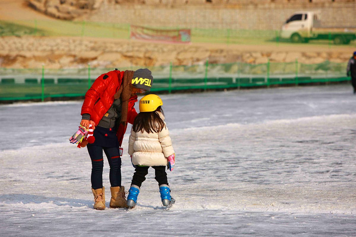 화천산천어축제 겨울 스케이트