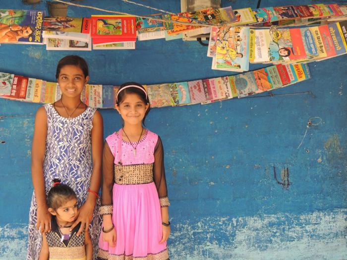 인도의 9살짜리 소녀가 직접 도서관을