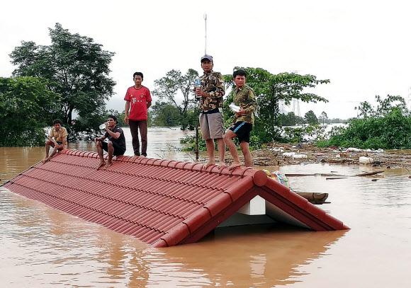 사흘 폭우에 라오스 댐 붕괴…SK건설