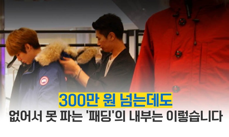 300만 원 넘는데도 없어서 못 파는 '패딩'의 내부는 이렇습니다