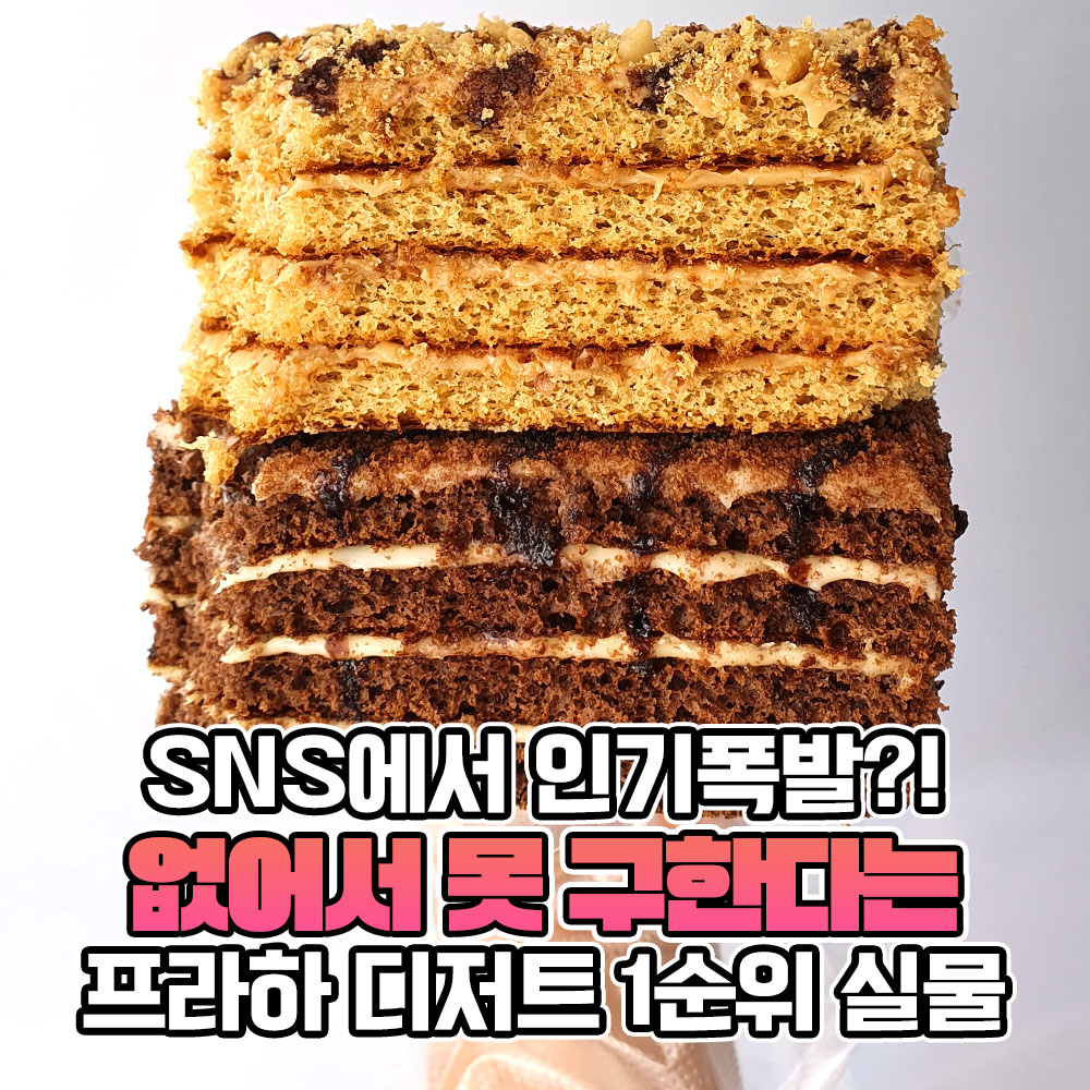SNS에서 인기폭발?! 없어서 못 구한다는 프라하 디저트 1순위 실물