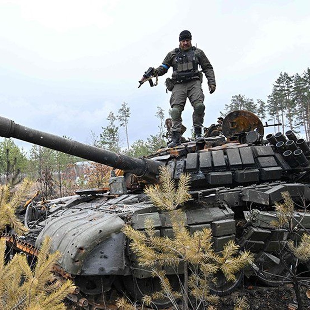BBC / 우크라이나에서 파괴된 러시아 탱크