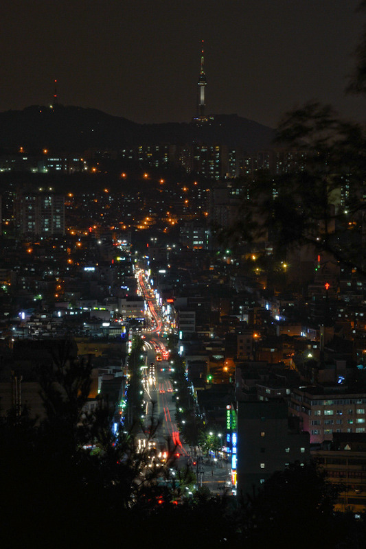 서울 야경 사진 명소 응봉산