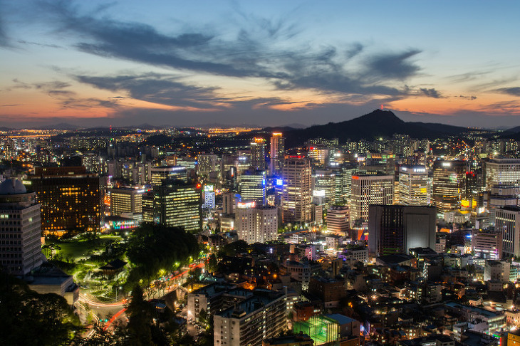 서울 야경 사진 명소 남산 잠두봉 포토아일랜드