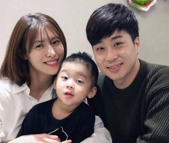 김정화와 유은성 씨 가족 사진 / 네이버 블로그