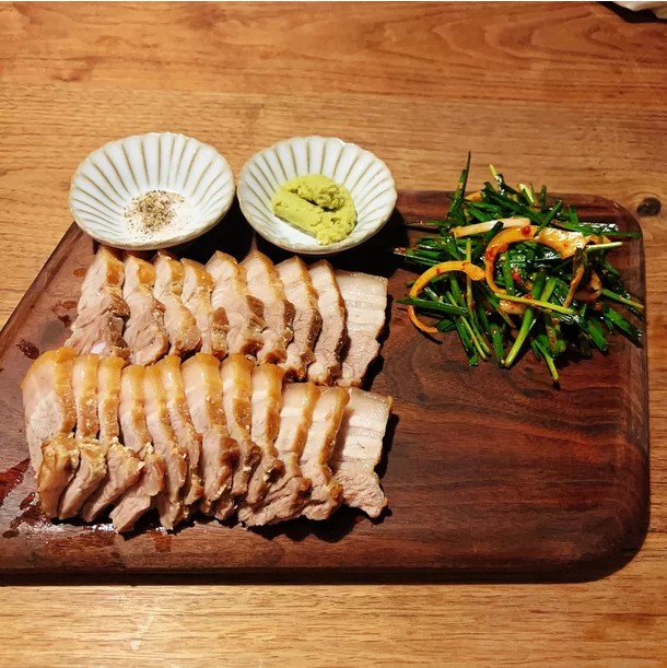 정국이 만든 수육