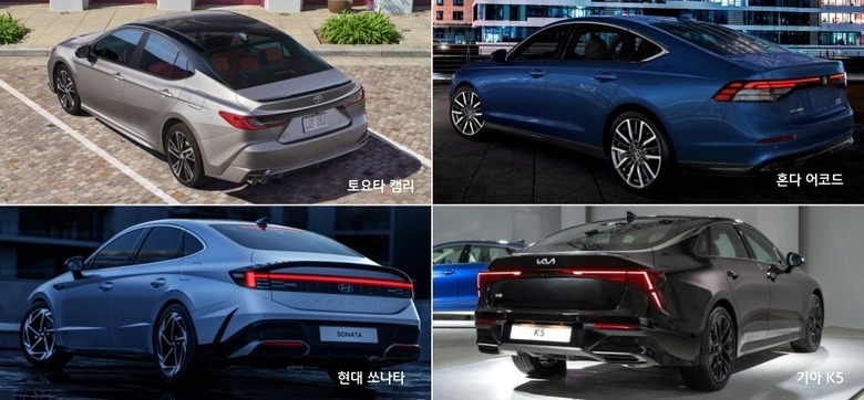 토요타 캠리, 중형 세단 4파전 판세 변화 일으킬까?