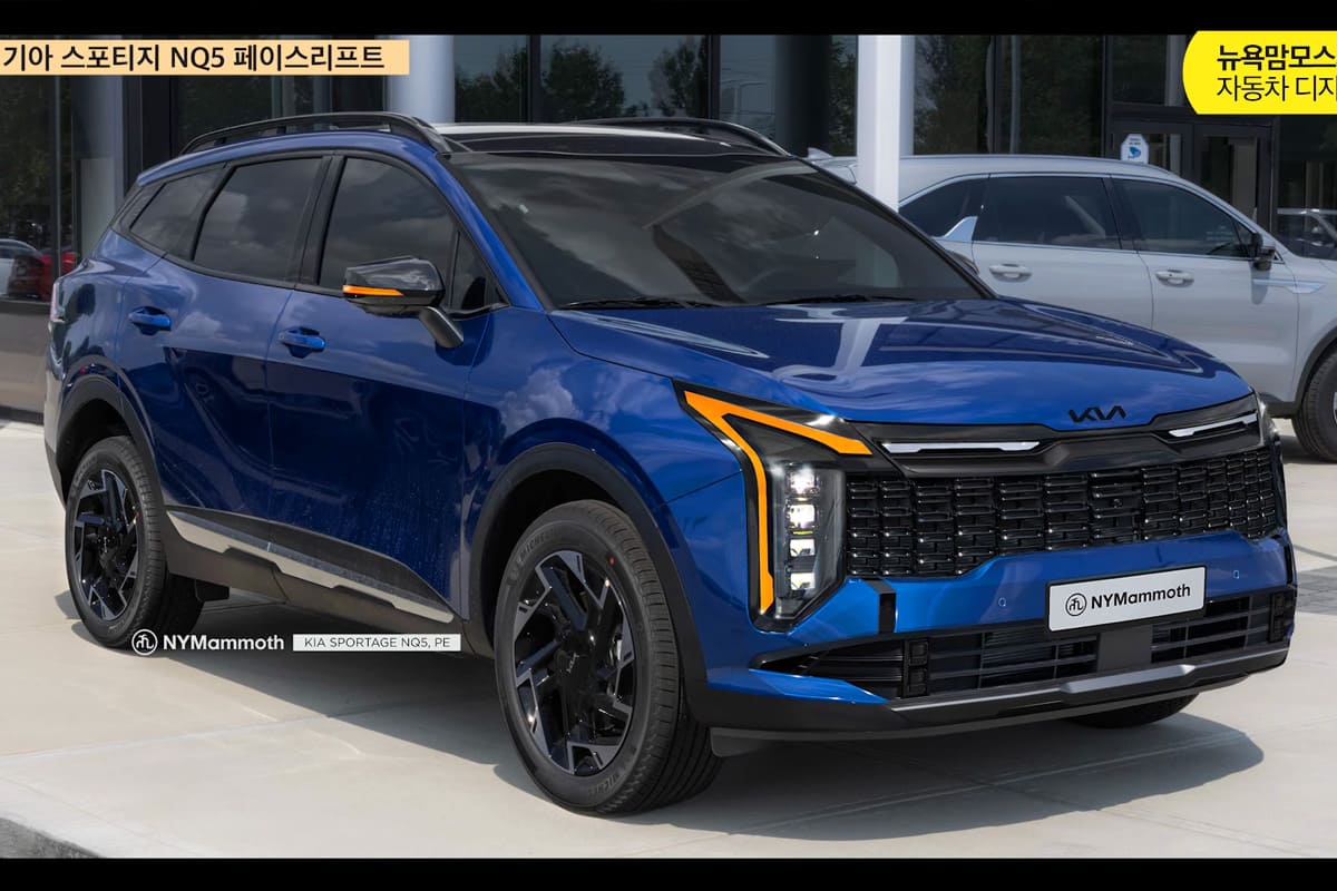 기아 스포티지 페이스리프트 예상도