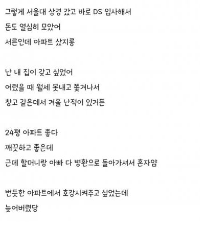 서울대 출신 삼전 직원의 집 산 자랑....