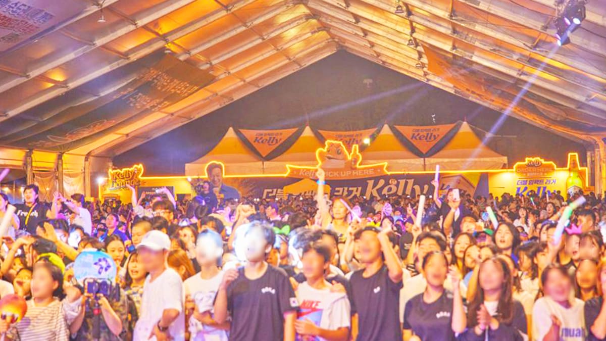 지난 홍천강 맥주 축제