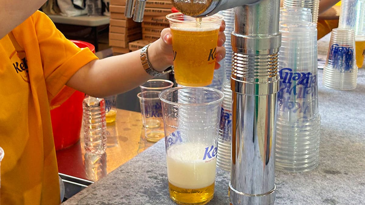 지난 홍천강 맥주 축제