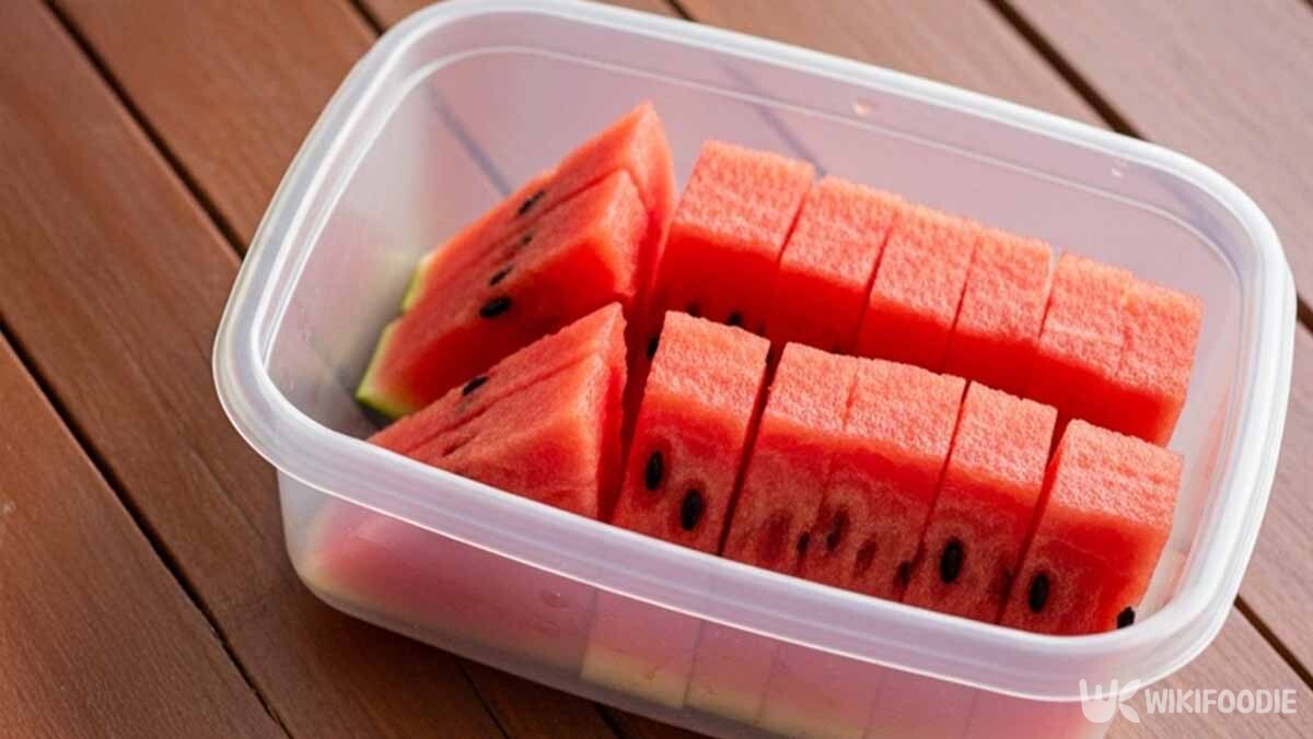 남은 수박 사진. / 위키푸디