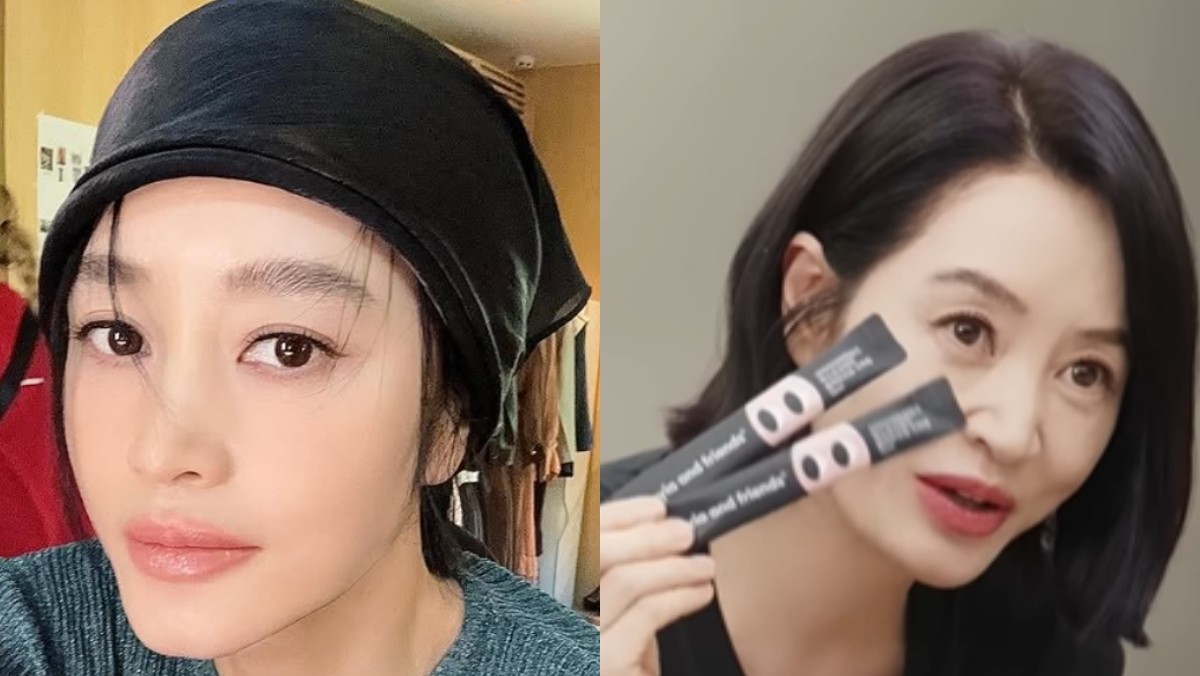 배우 김혜수가 올리브 오일과 죽염을 챙겨 먹는다고 밝혔다. / 심혜수 인스타그램, 유튜브 채널 'VOGUE KOREA'