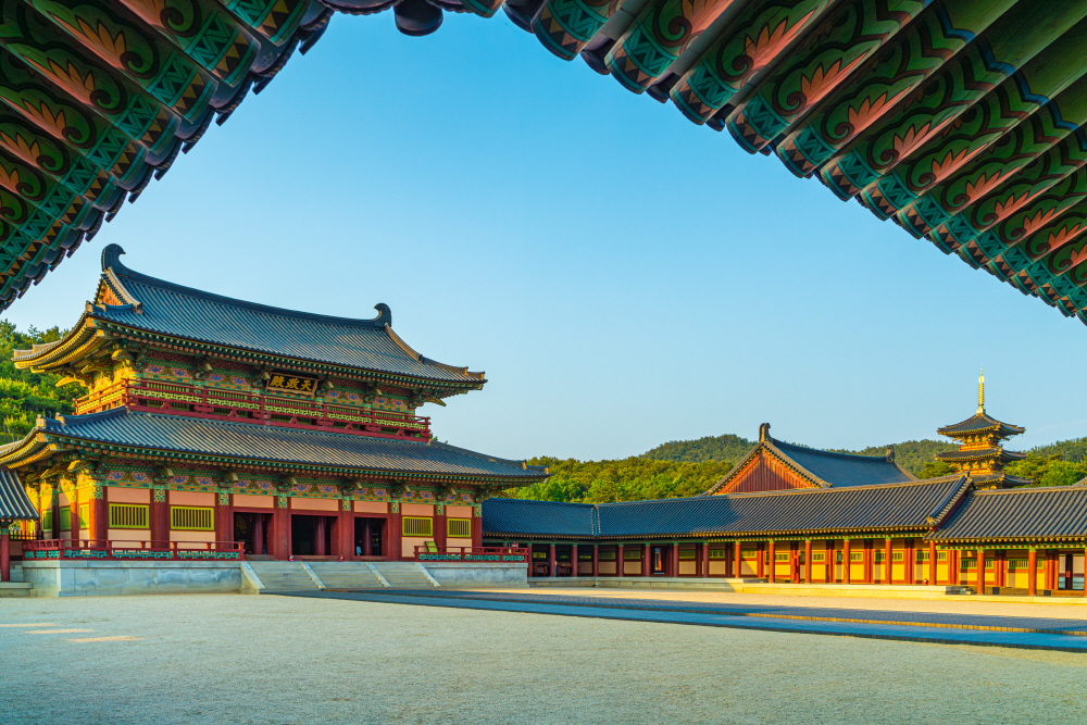 ﻿사비궁의 전경, 한적하고 여유롭다
