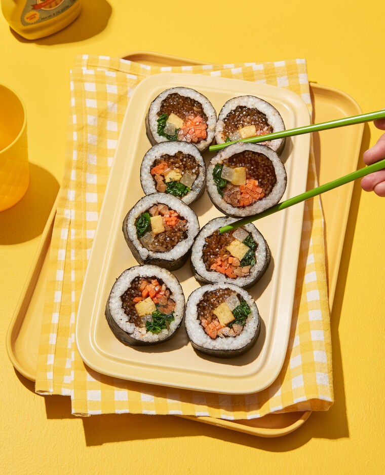 메타텍스쳐의 곤약귀리김밥. ⓒ알록에그
