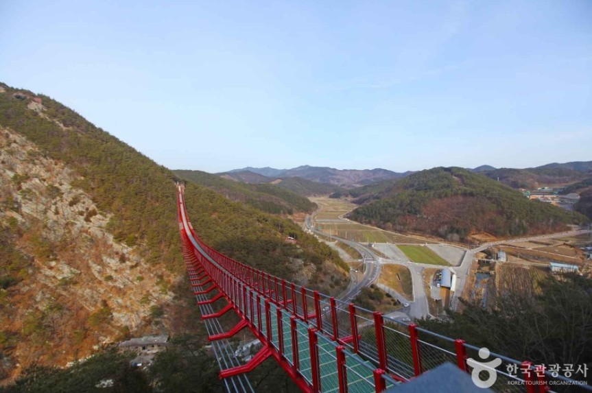 순창 채계산 출렁다리 사진. / 대한민국 구석구석