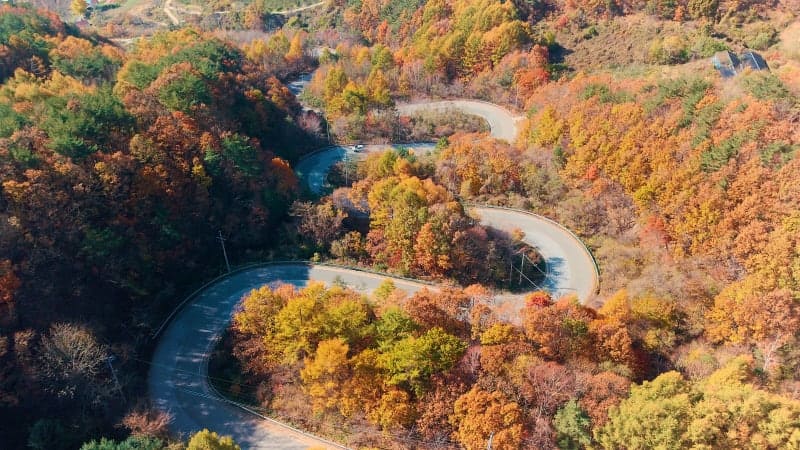 도마령 드라이브 코스 / 출처: 영동군 공식 블로그
