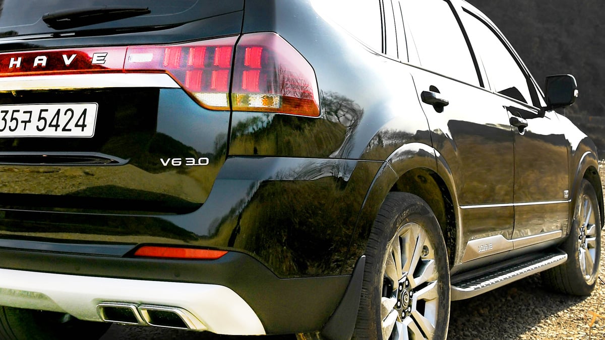 기아 모하비 후면부