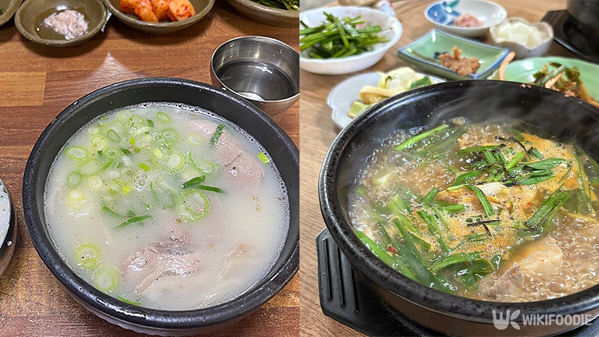 영진돼지국밥 본점, 국점밥 사진. / 위키푸디