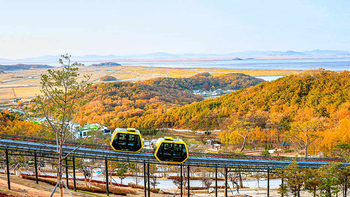 인천 화개정원 모노레일