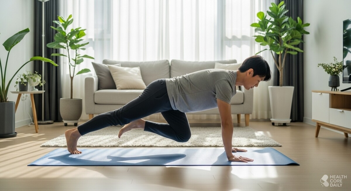 크로스 니업. / 헬스코어데일리