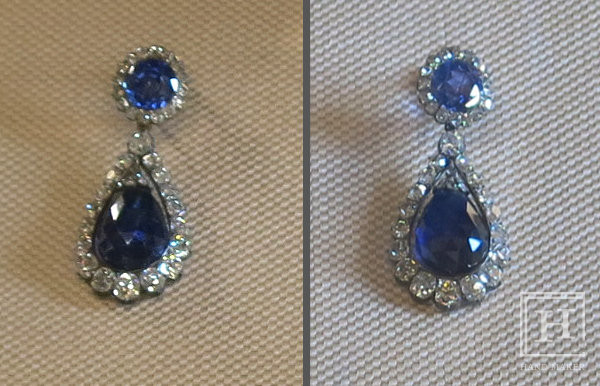 사파이어 세트 중 귀걸이 / 위키미디어 (Tangopaso)