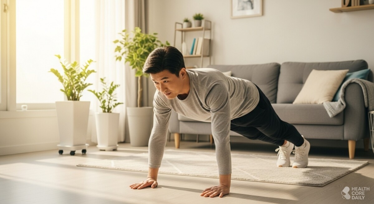 하프 버피. / 헬스코어데일리