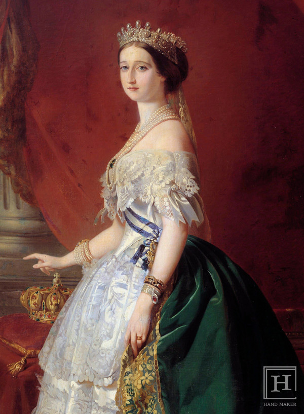 외제니 황후가 티아라를 쓰고 있는 초상화 / 위키미디어