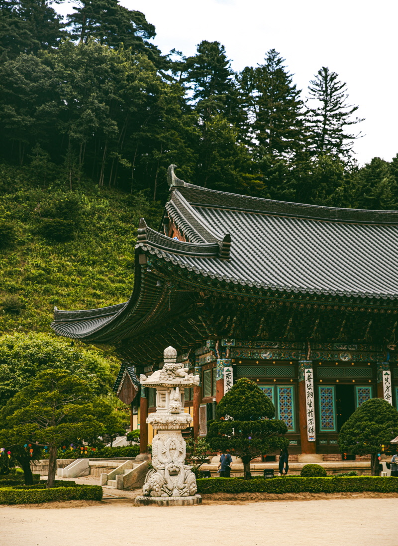 고즈넉한 분위기의 월정사