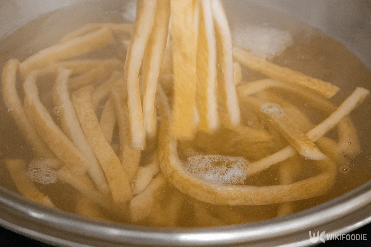 어묵무침 만드는 자료 사진. / 위키푸디