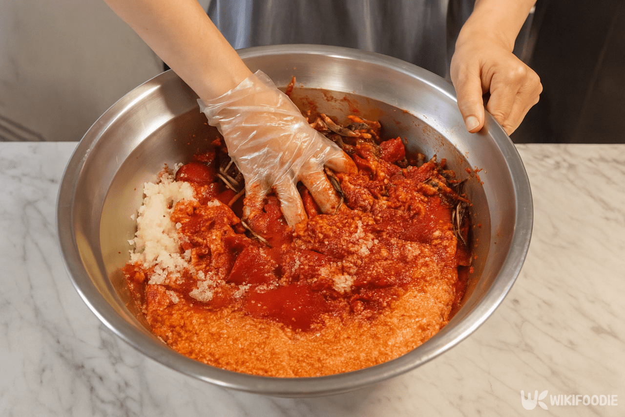 김장김치 만드는 자료 사진. / 위키푸디