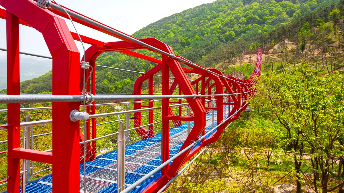 산청 무릉교 풍경